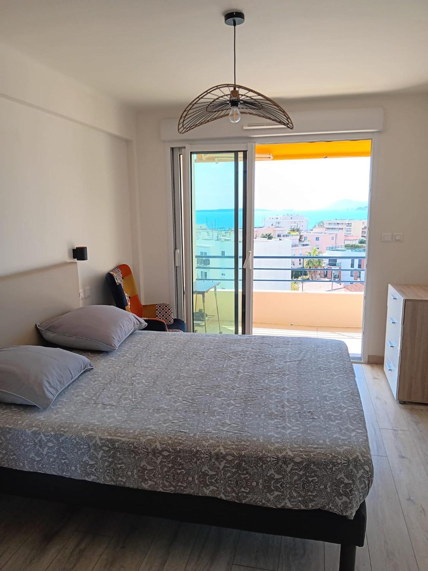 3 Pieces Vue Mer - Clim - 5 Min De La Plage A Pied Αντίμπ Εξωτερικό φωτογραφία
