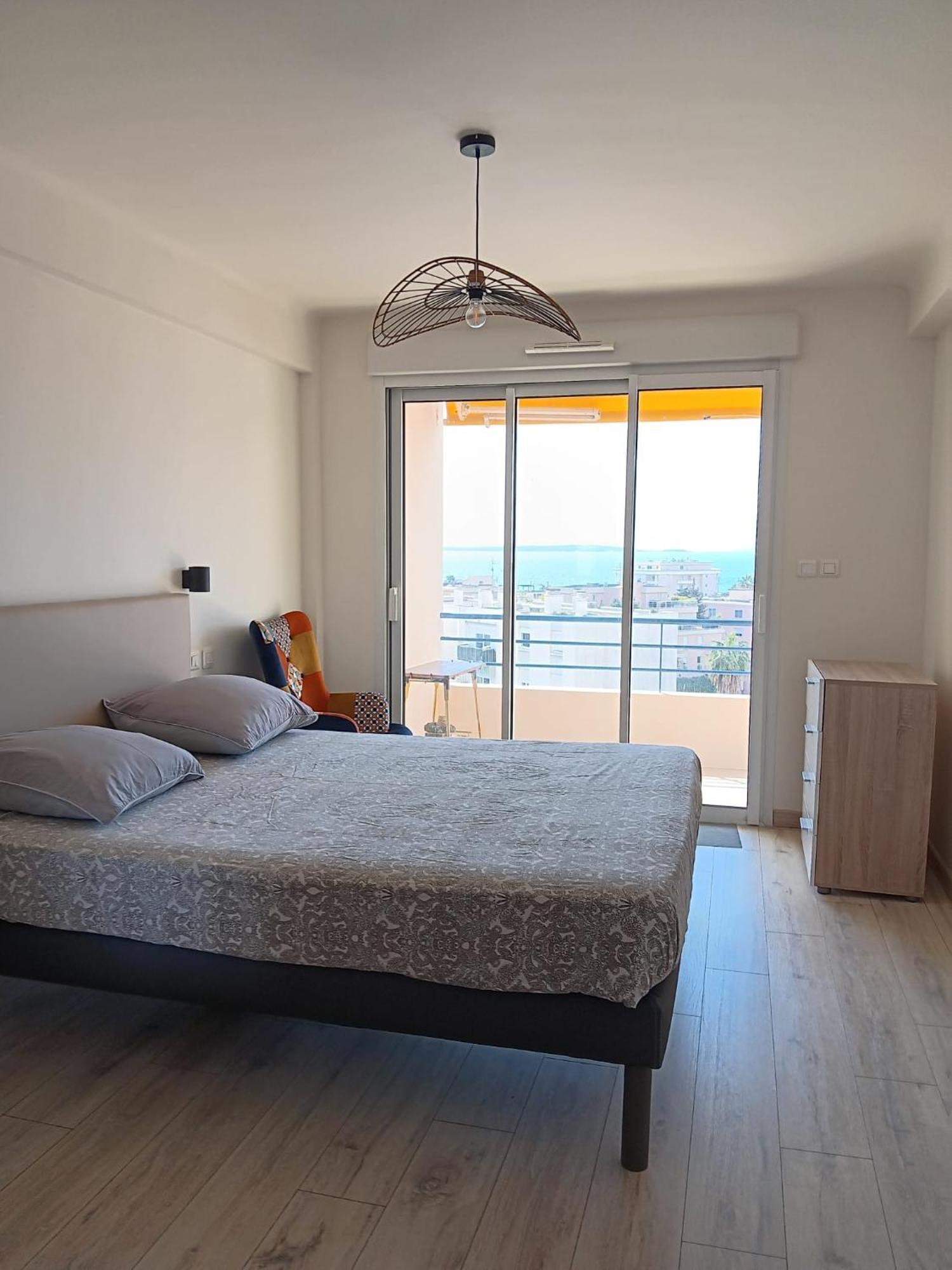 3 Pieces Vue Mer - Clim - 5 Min De La Plage A Pied Αντίμπ Εξωτερικό φωτογραφία